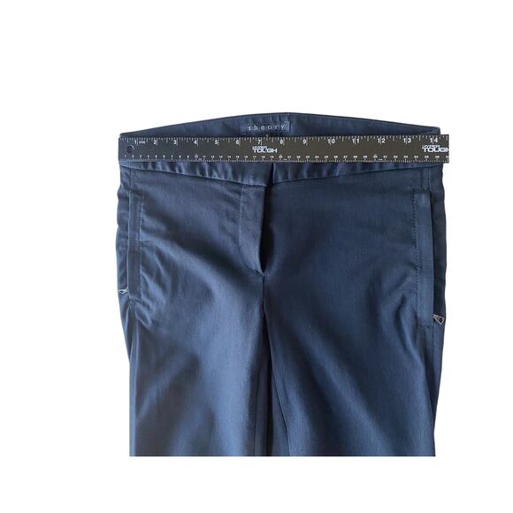 Theory Pants Womens Size 0 Black Low Rise Dressy Career Wear Office Trousers - Picture 13 of 14